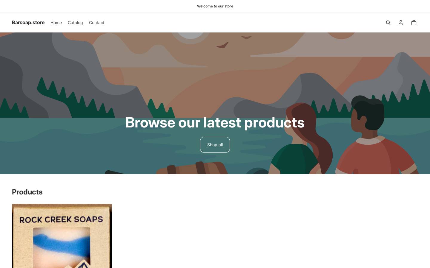 barsoap.store homepage screenshot