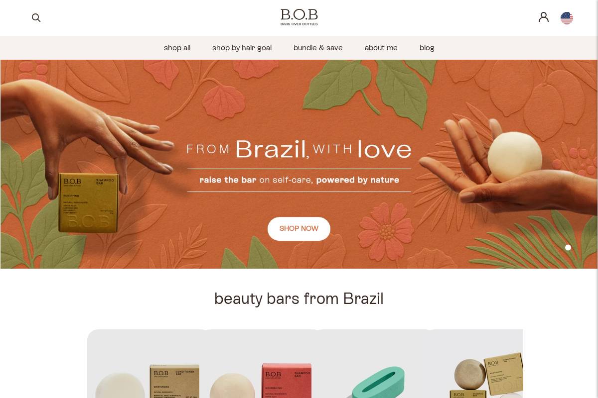 barsoverbottles.com homepage screenshot