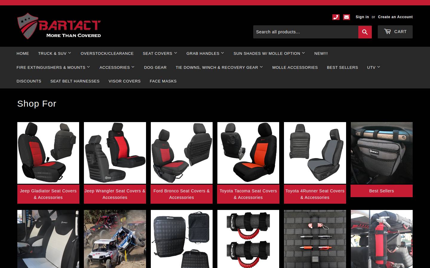 bartact.com homepage screenshot