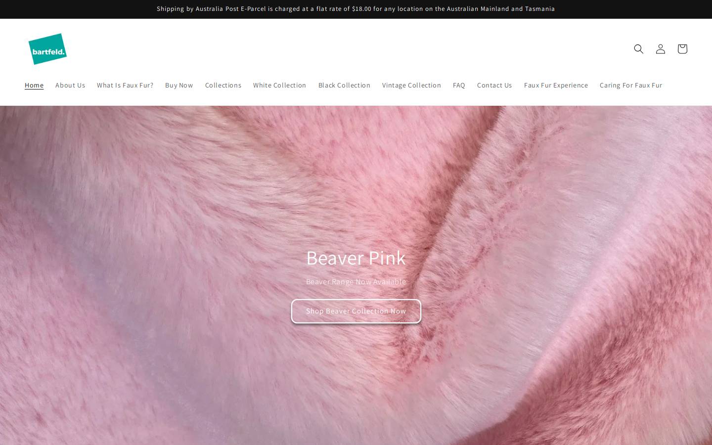 bartfeld.com.au homepage screenshot