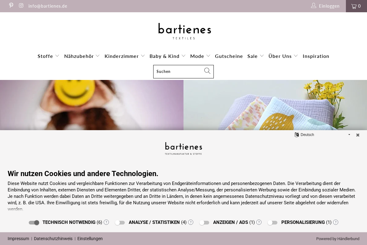 Bartienes homepage screenshot