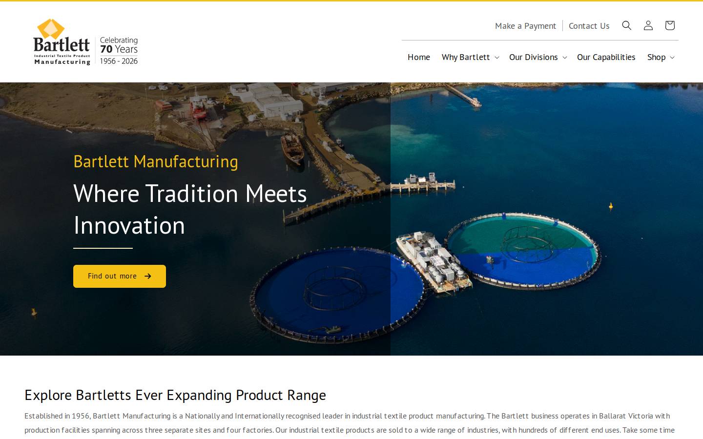 bartlett.net.au homepage screenshot