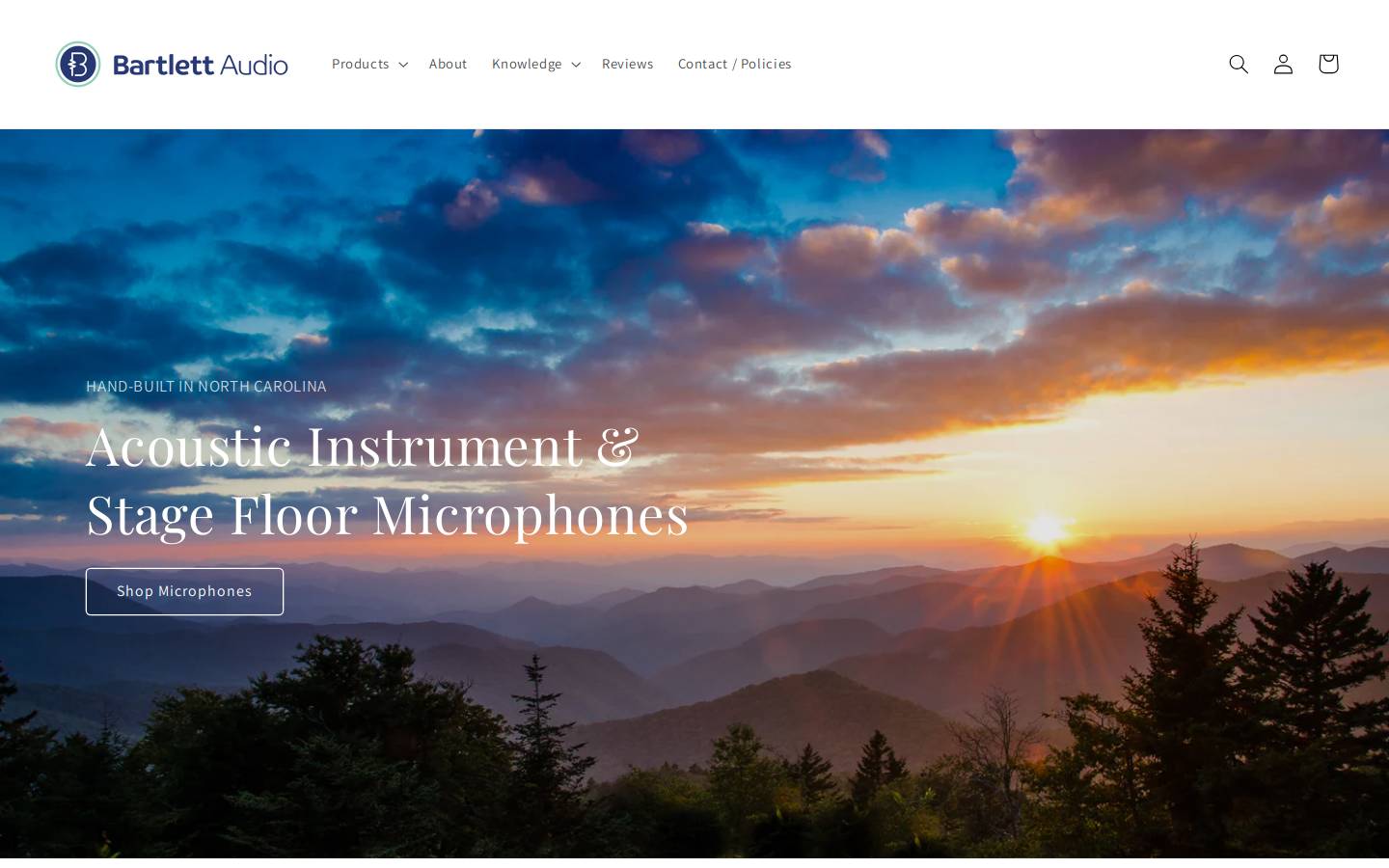 bartlettmics.com homepage screenshot