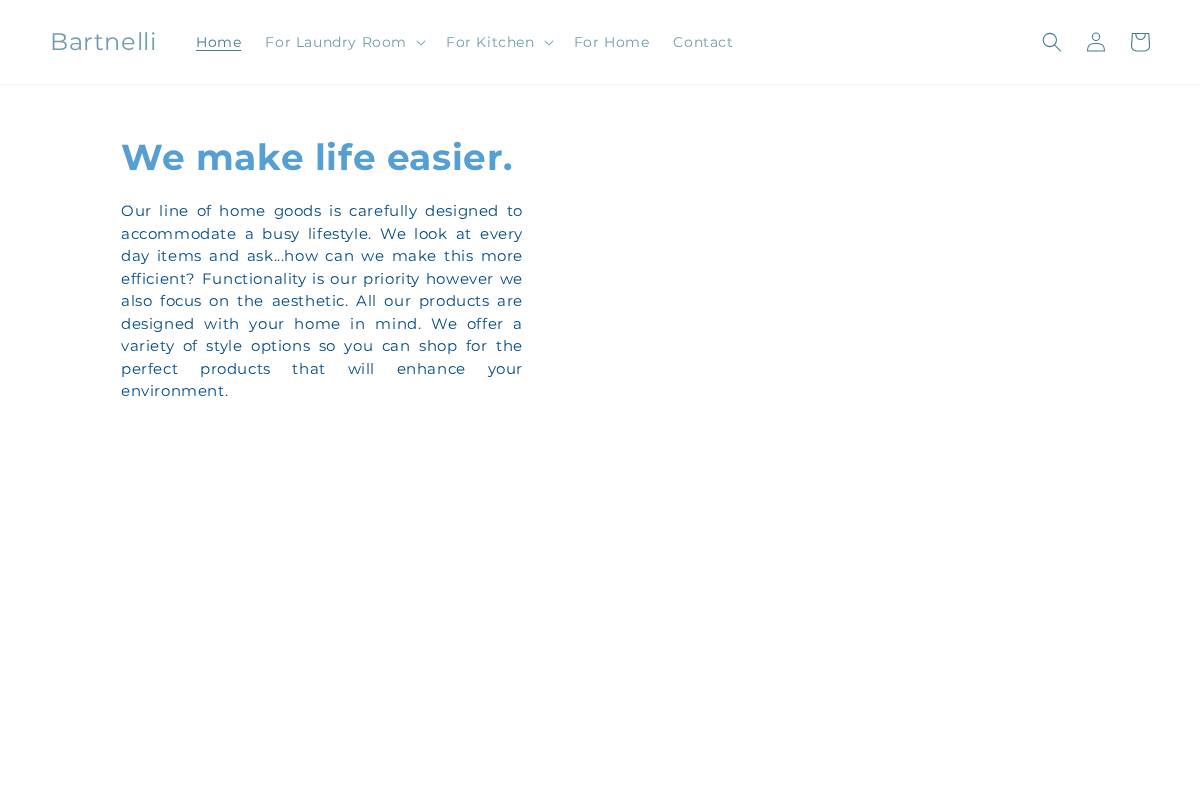 bartnelli.com homepage screenshot