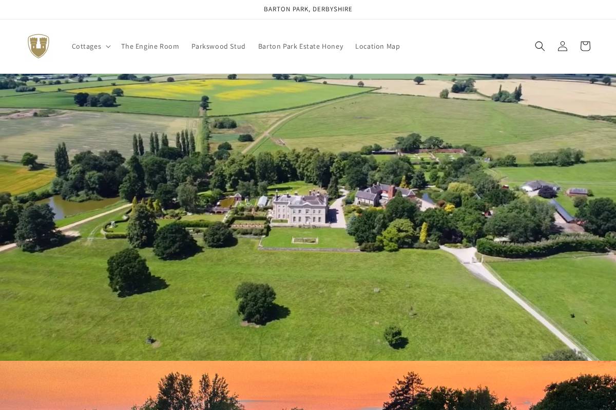 bartonpark.com homepage screenshot