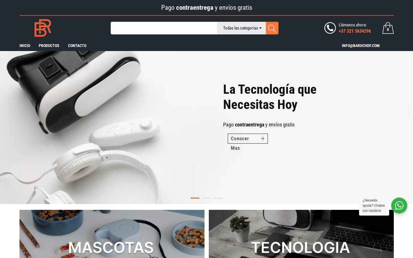 baruchdf.com homepage screenshot