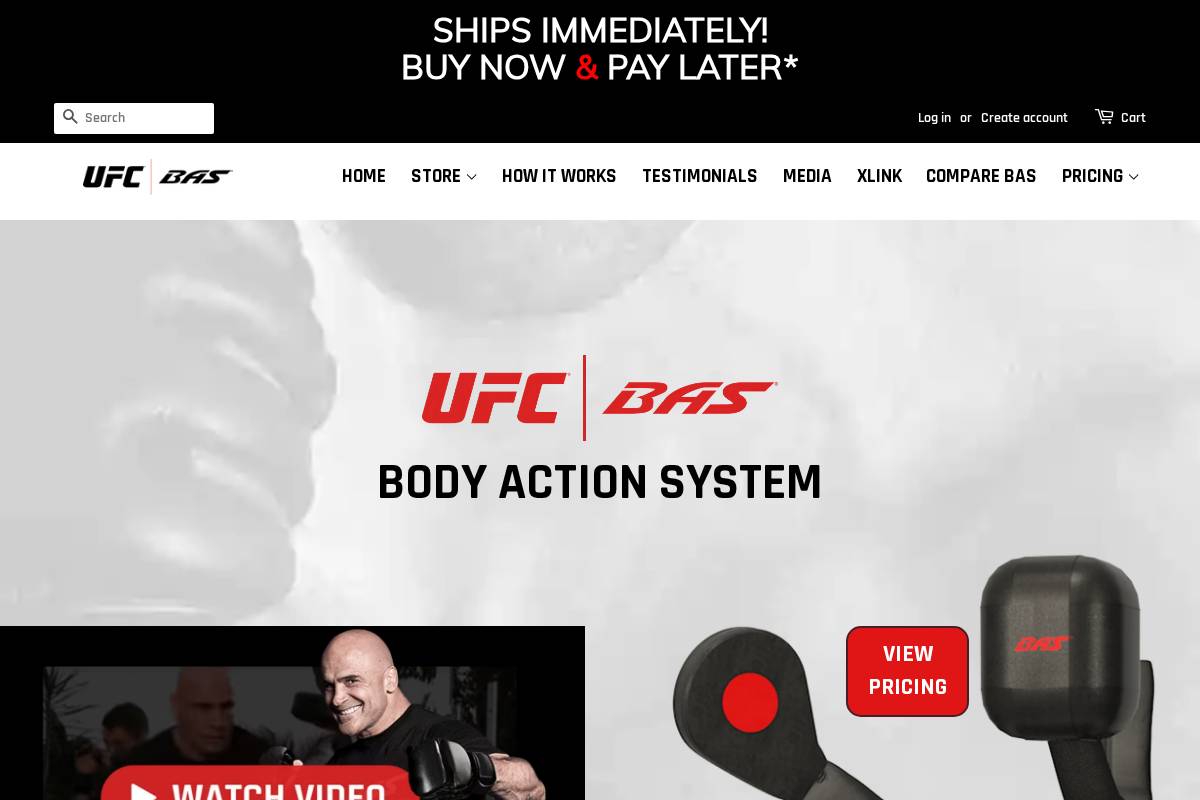 Basbodyactionsystem homepage screenshot