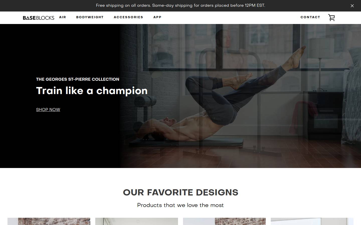 baseblocks.shop homepage screenshot