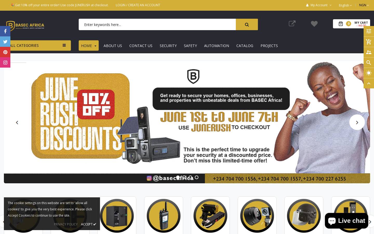 basecafrica.com homepage screenshot