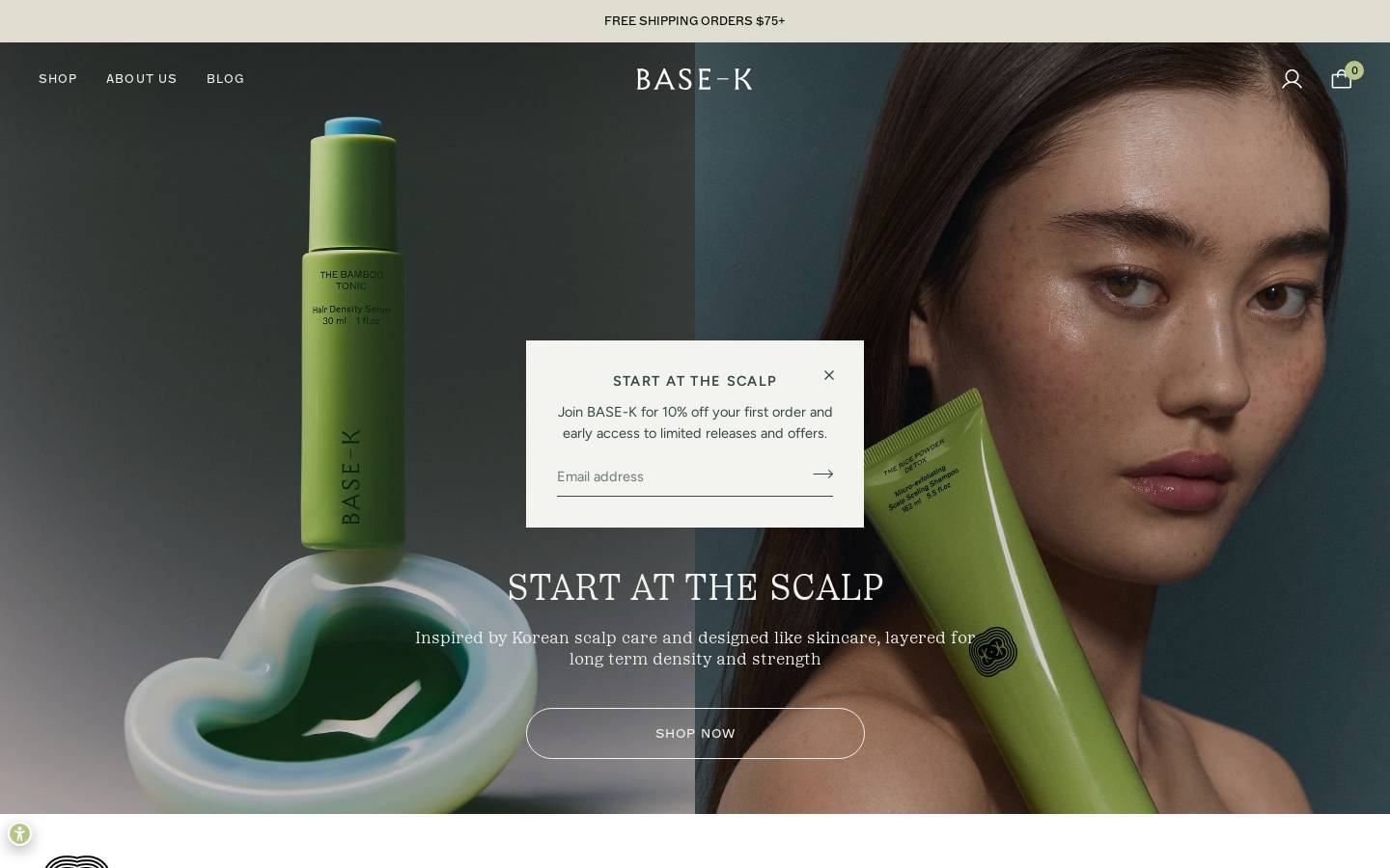 basekbeauty.com homepage screenshot