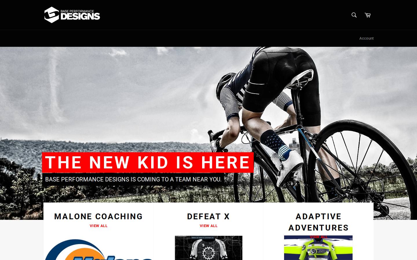 baseperformancedesigns.com homepage screenshot