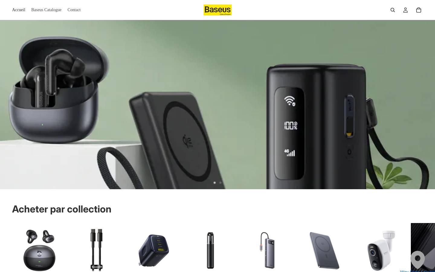 baseus-accessoires.net homepage screenshot
