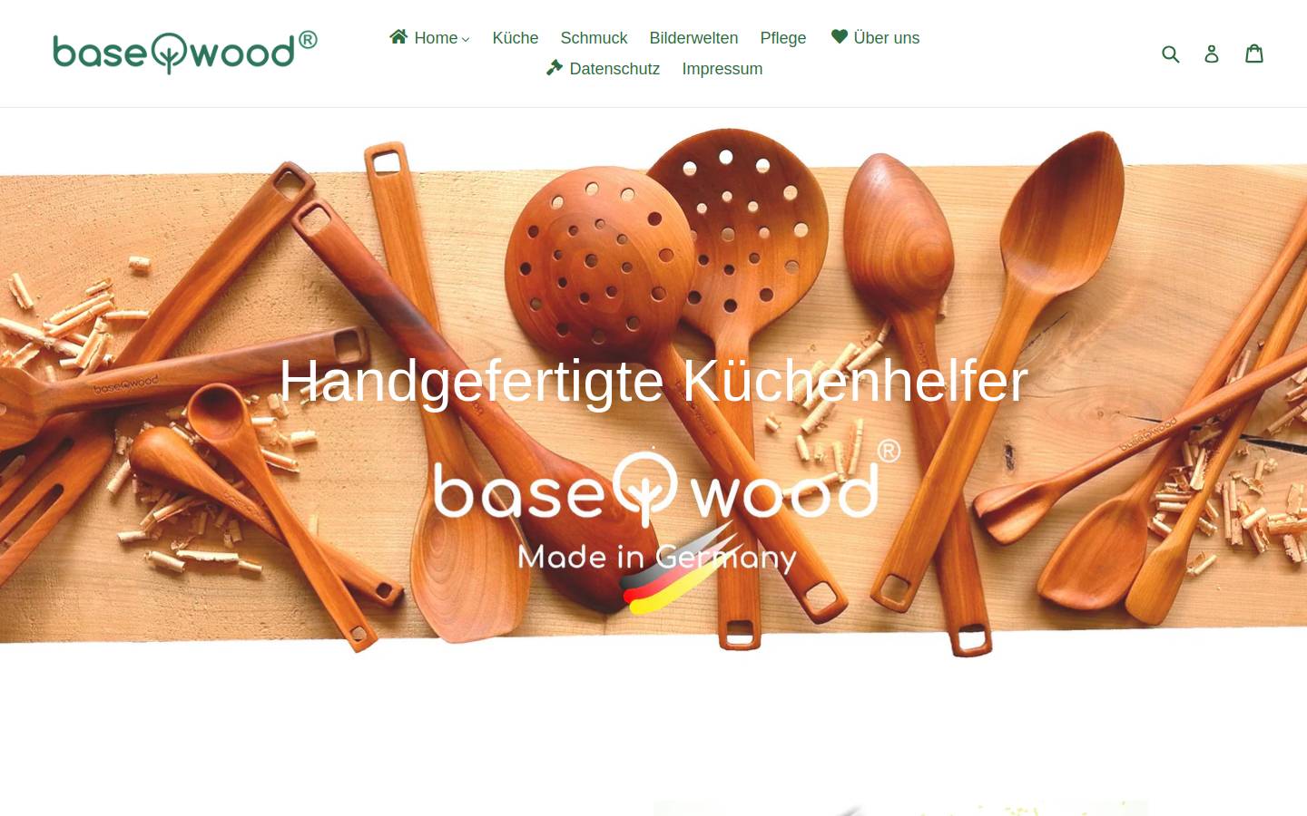 basewood.de homepage screenshot