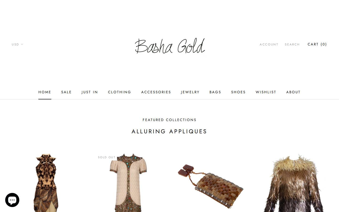 bashagold.com homepage screenshot
