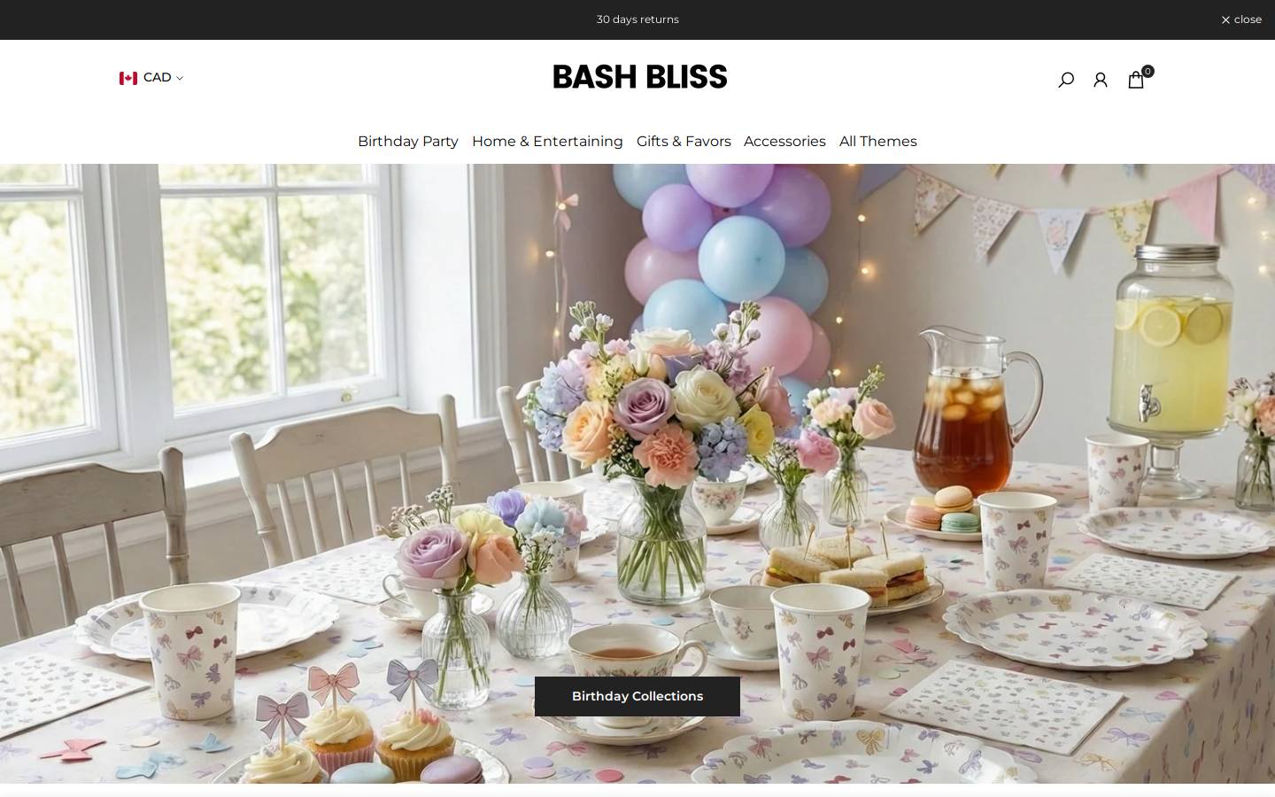 bashbliss.com homepage screenshot