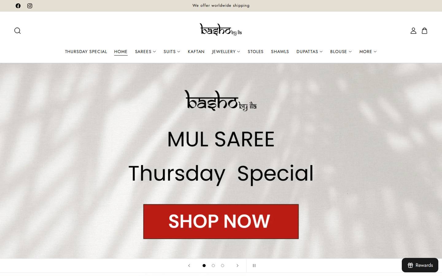 bashobyila.com homepage screenshot