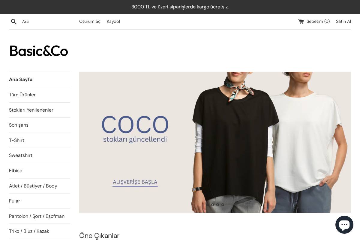 basicand.co homepage screenshot