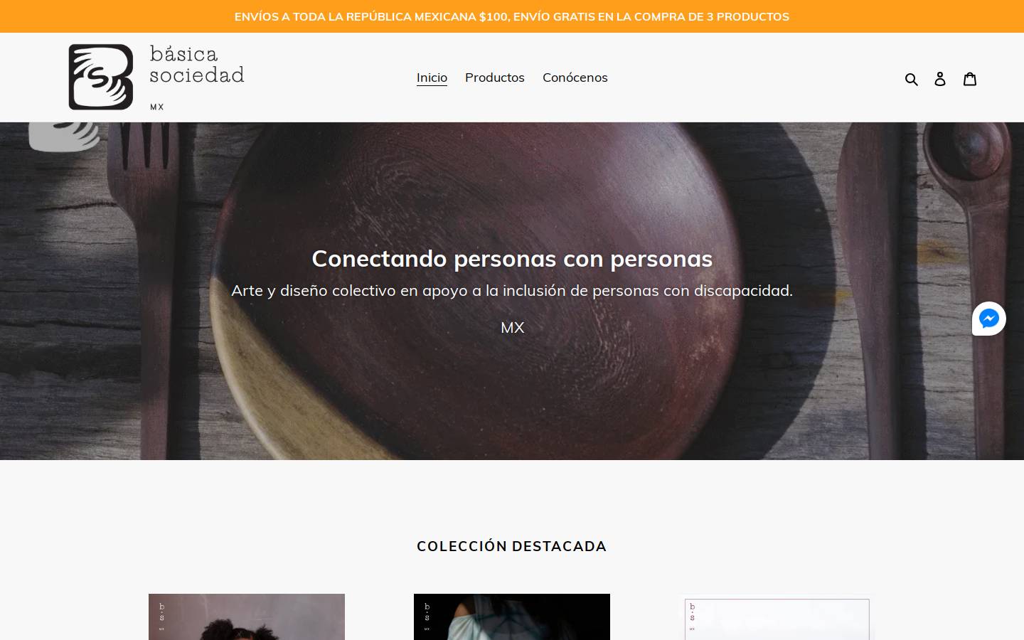 basicasociedad.com homepage screenshot