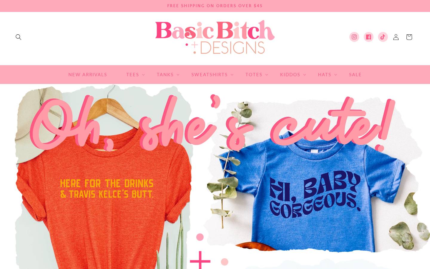 basicbitchdesigns.com homepage screenshot