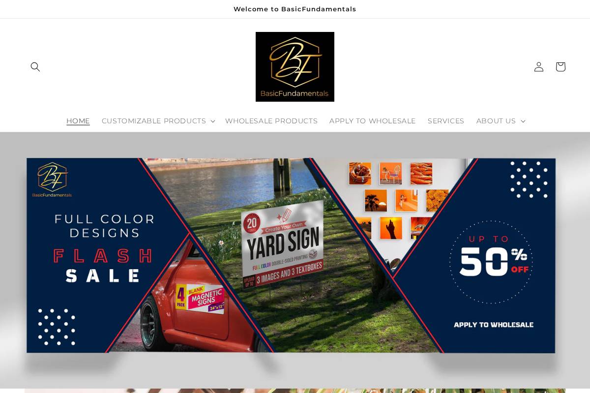 basicfundamentals.com homepage screenshot