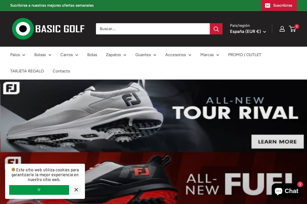 basicgolf.es homepage screenshot