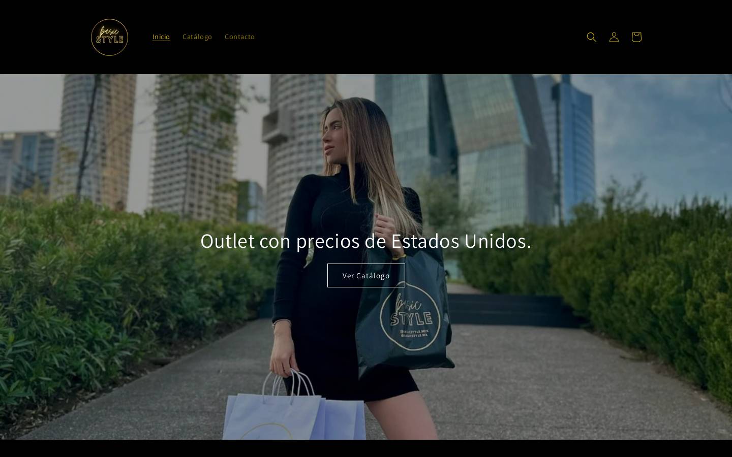 basicstylemexico.com homepage screenshot