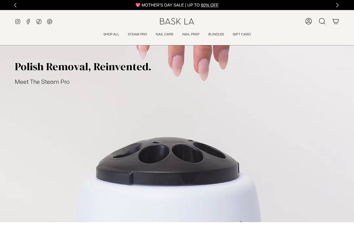bask-la.com homepage screenshot