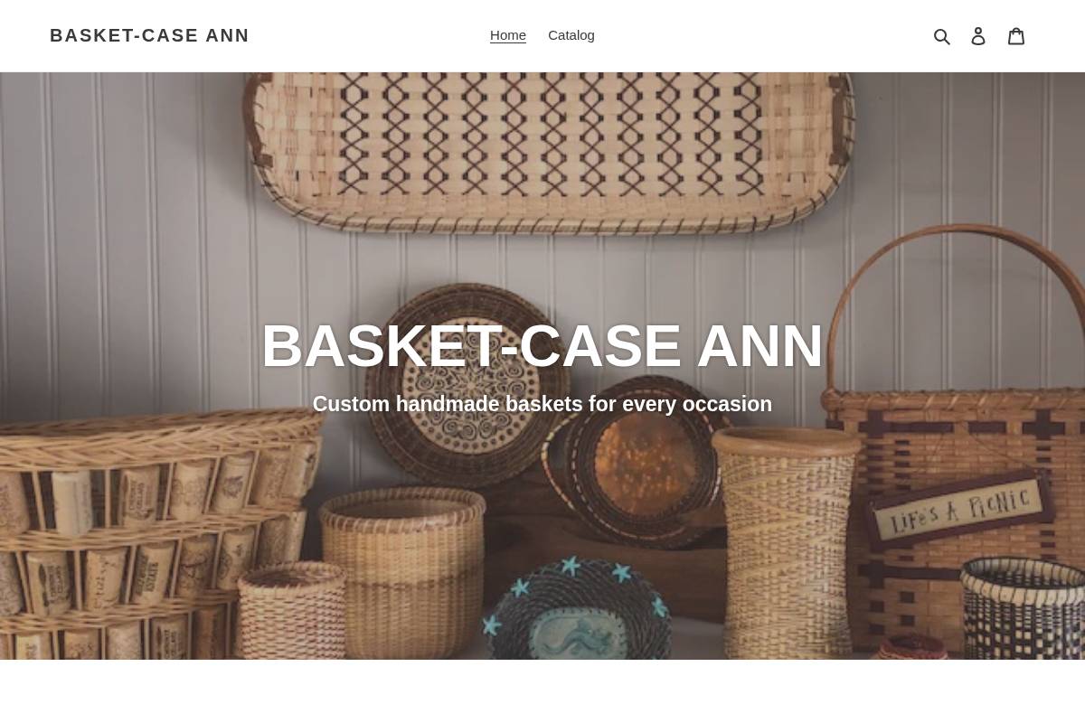 basketcaseann.com homepage screenshot