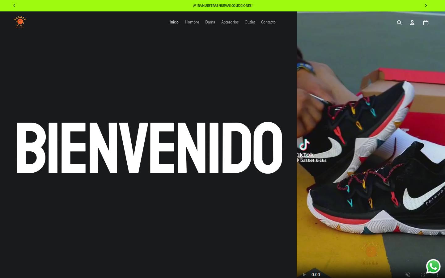 basketkicks.com homepage screenshot
