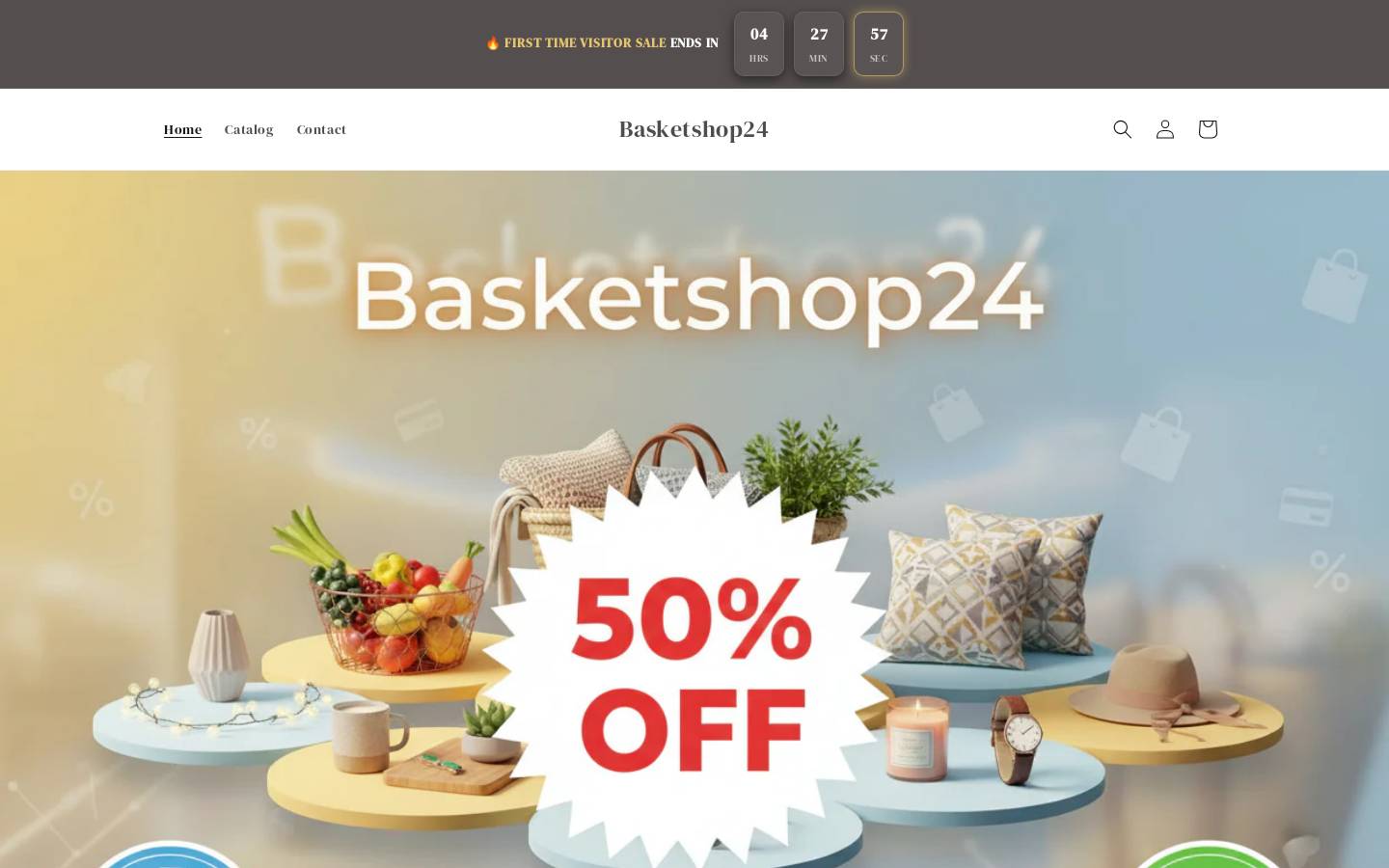 basketshop24.com homepage screenshot