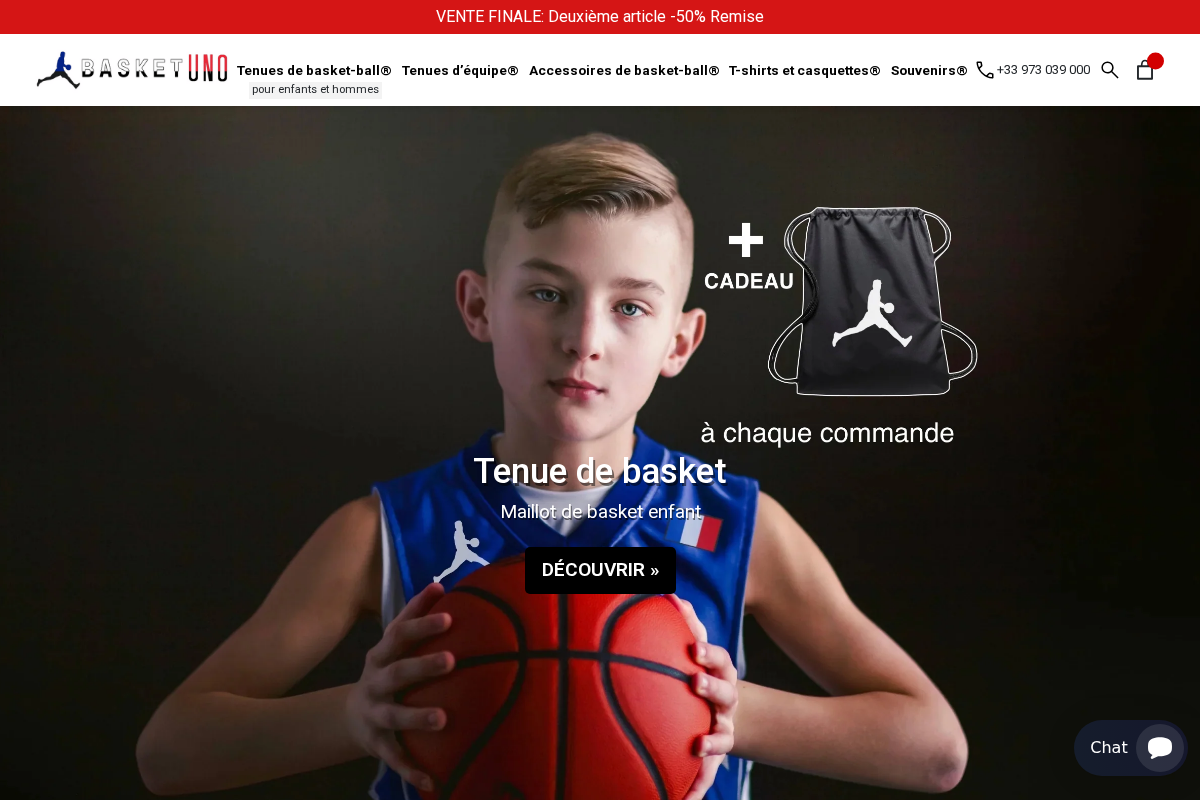 basketuno.fr homepage screenshot
