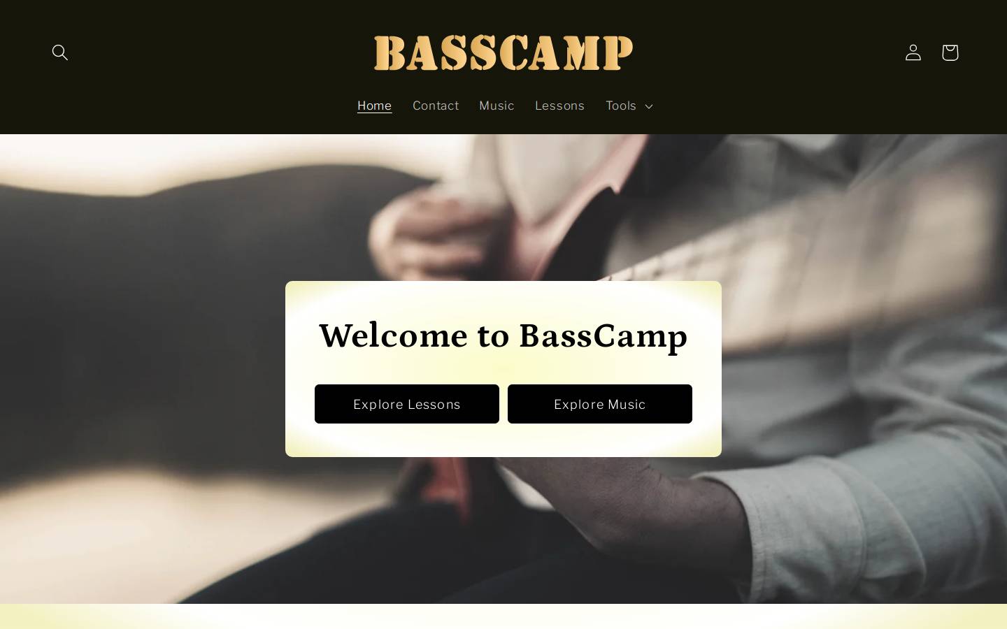 basscamp.com homepage screenshot