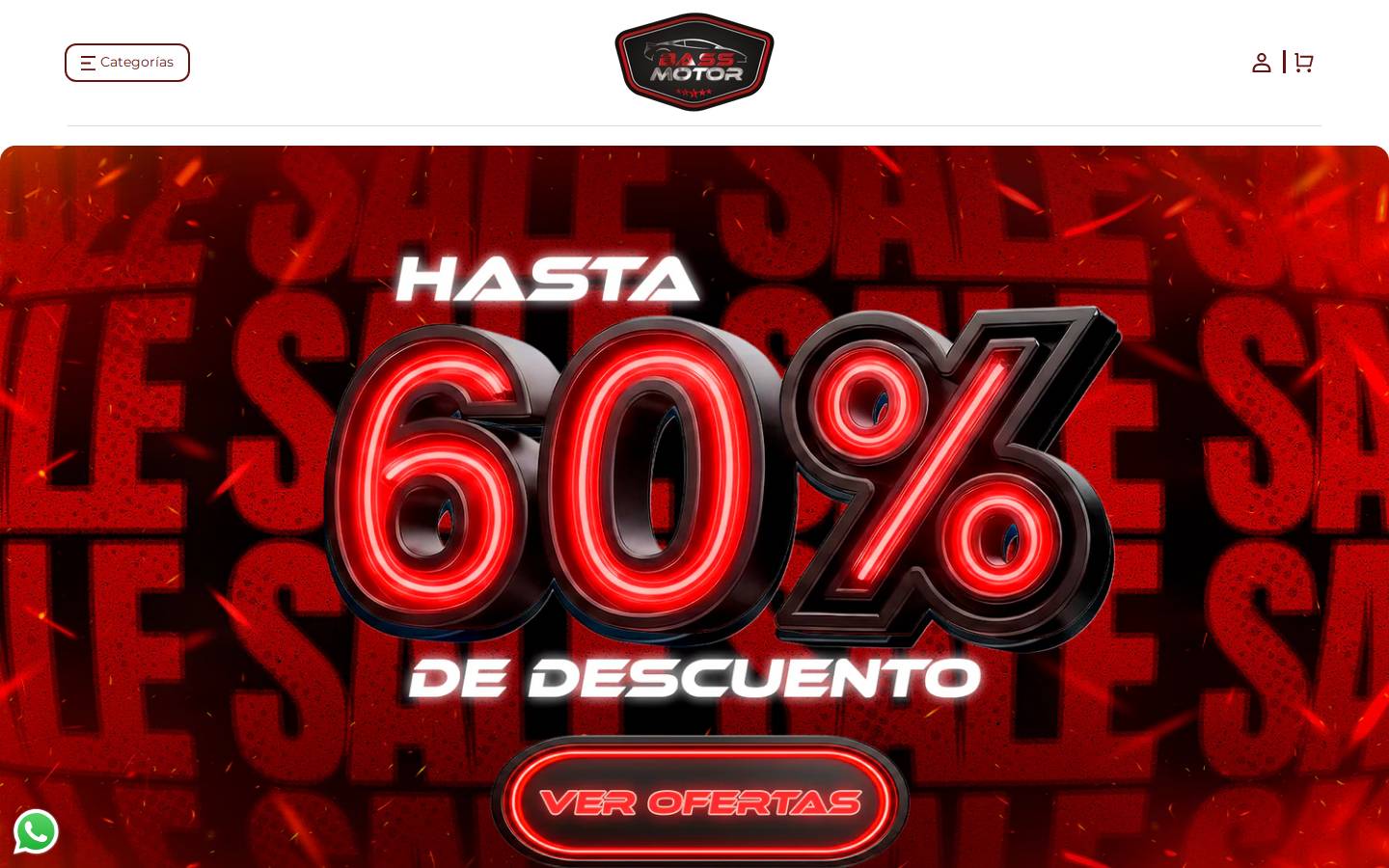 Bassmotor homepage screenshot