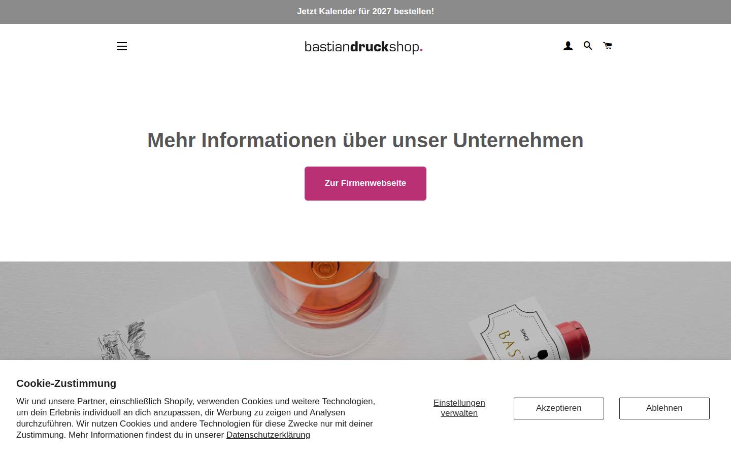 bastiandruck.shop homepage screenshot