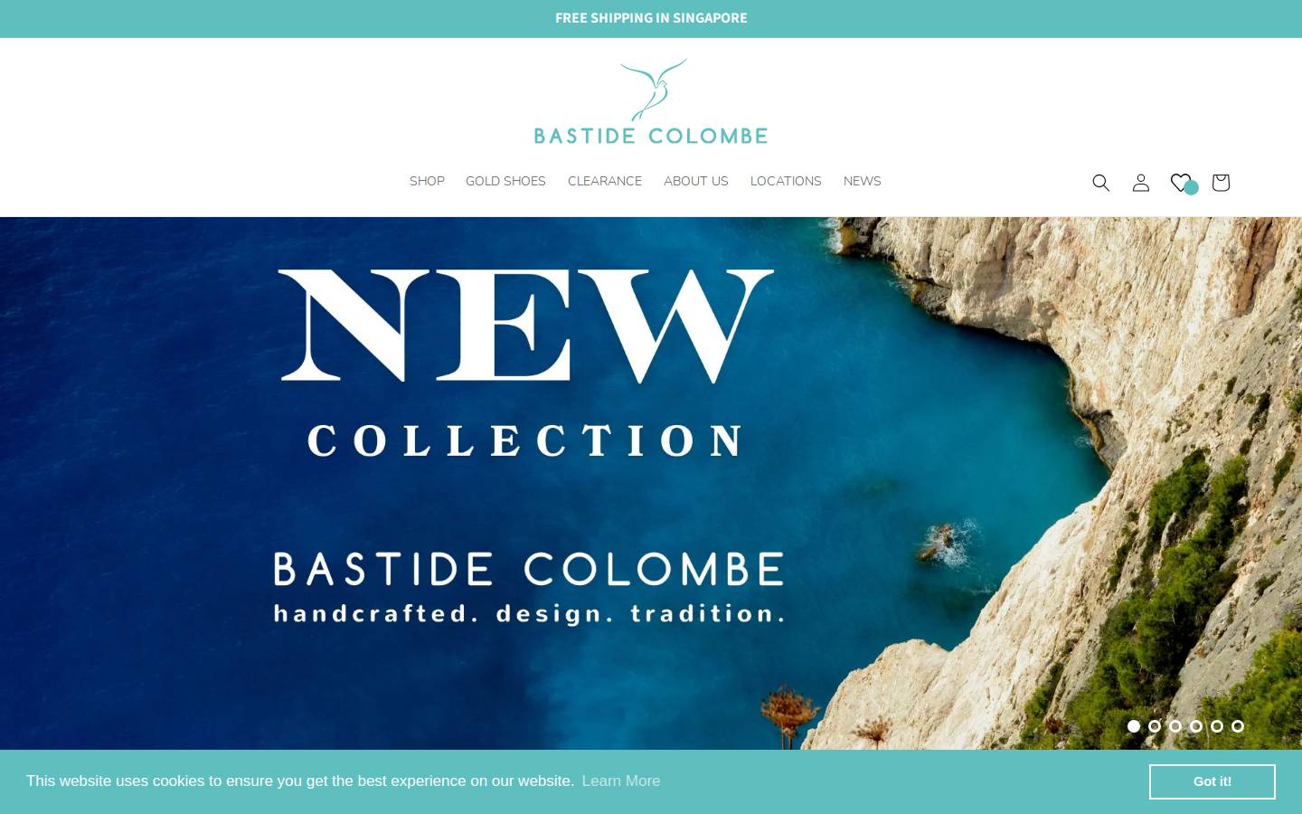 bastidecolombe.com homepage screenshot