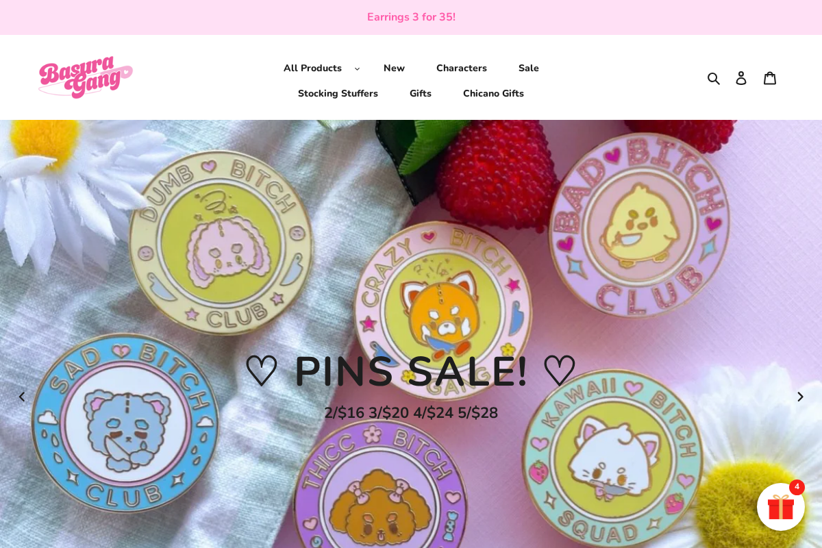 basuragang.com homepage screenshot