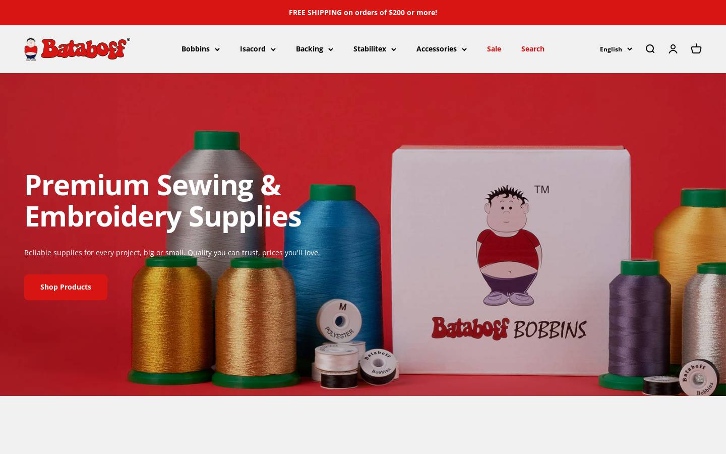 bataboff.com homepage screenshot