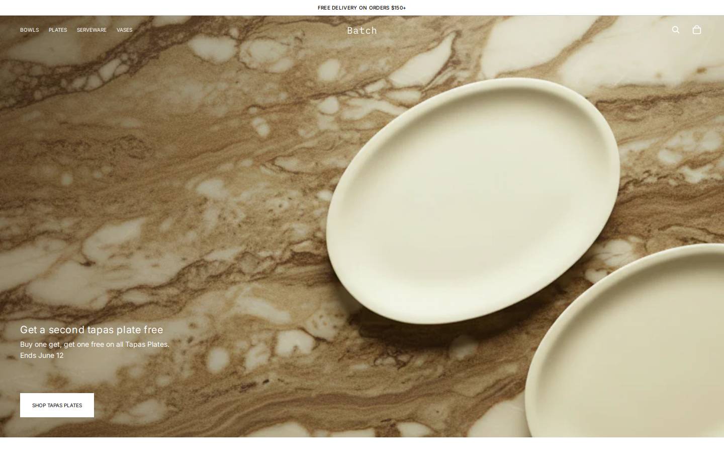 batchceramics.com.au homepage screenshot