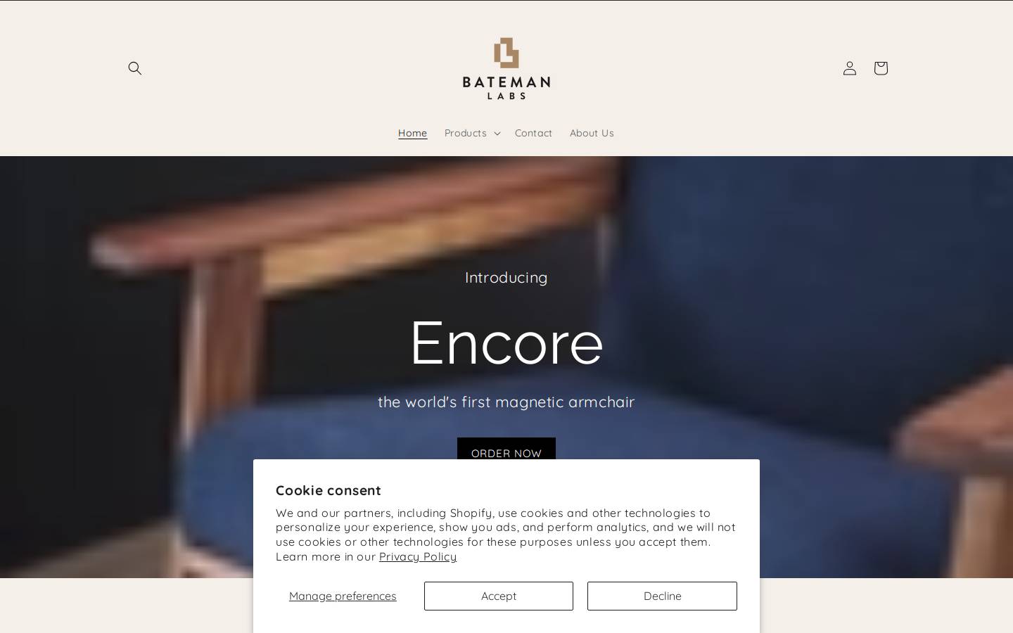 batemanlabs.com homepage screenshot