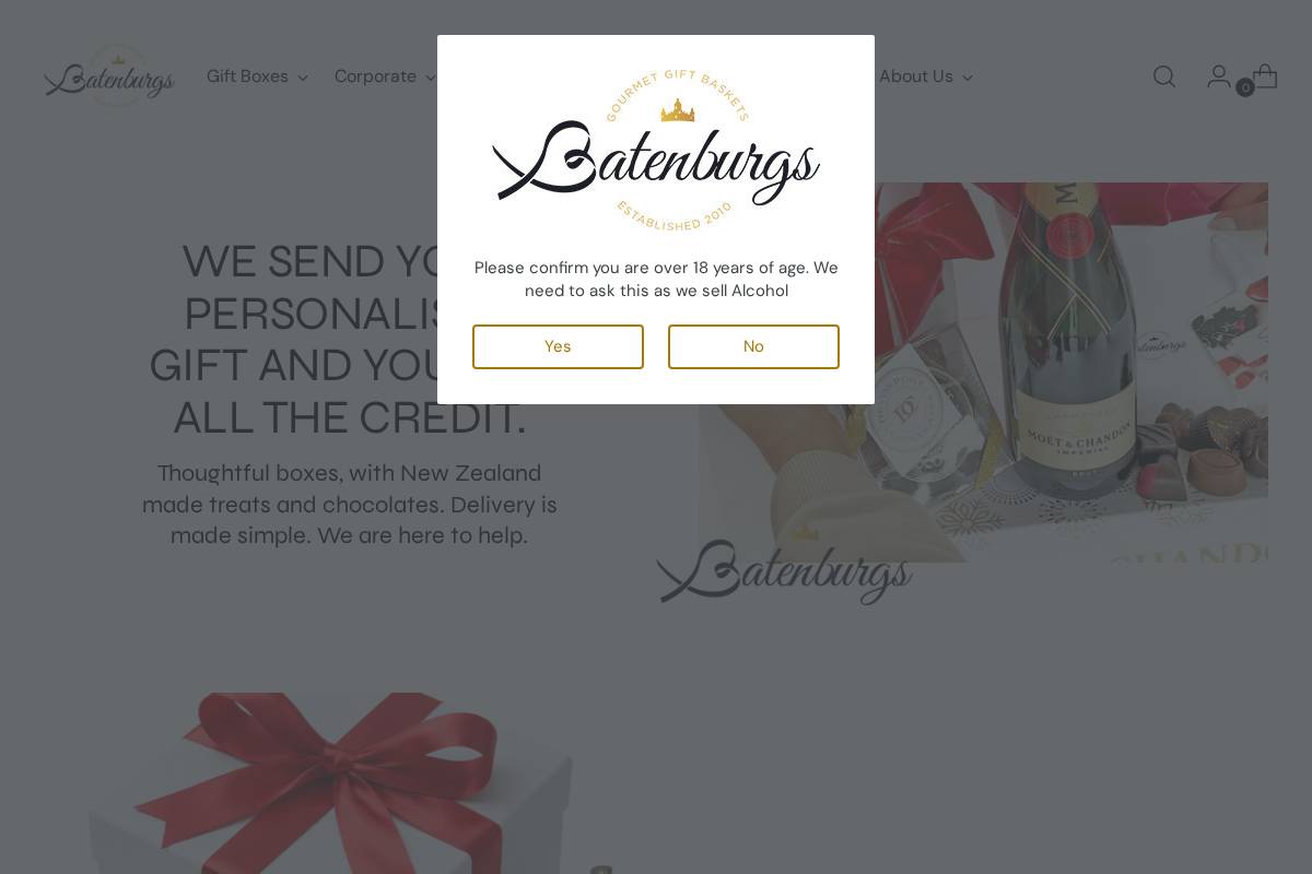 Batenburgs homepage screenshot