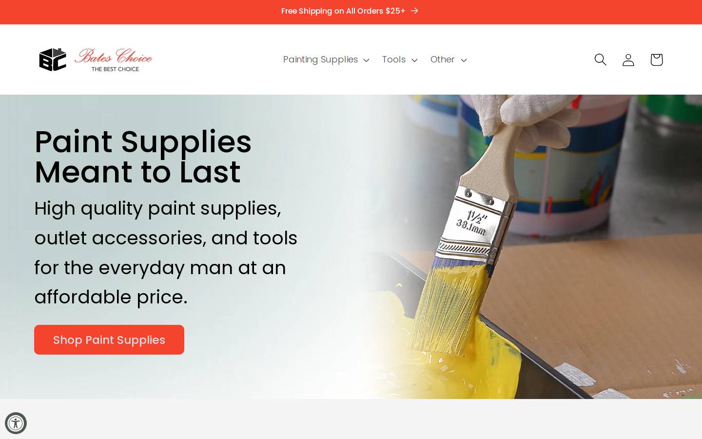 bateschoice.com homepage screenshot