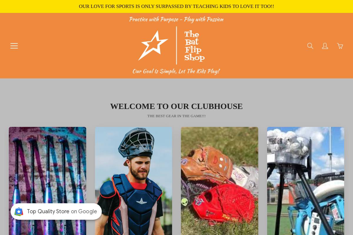 batflipshop.com homepage screenshot