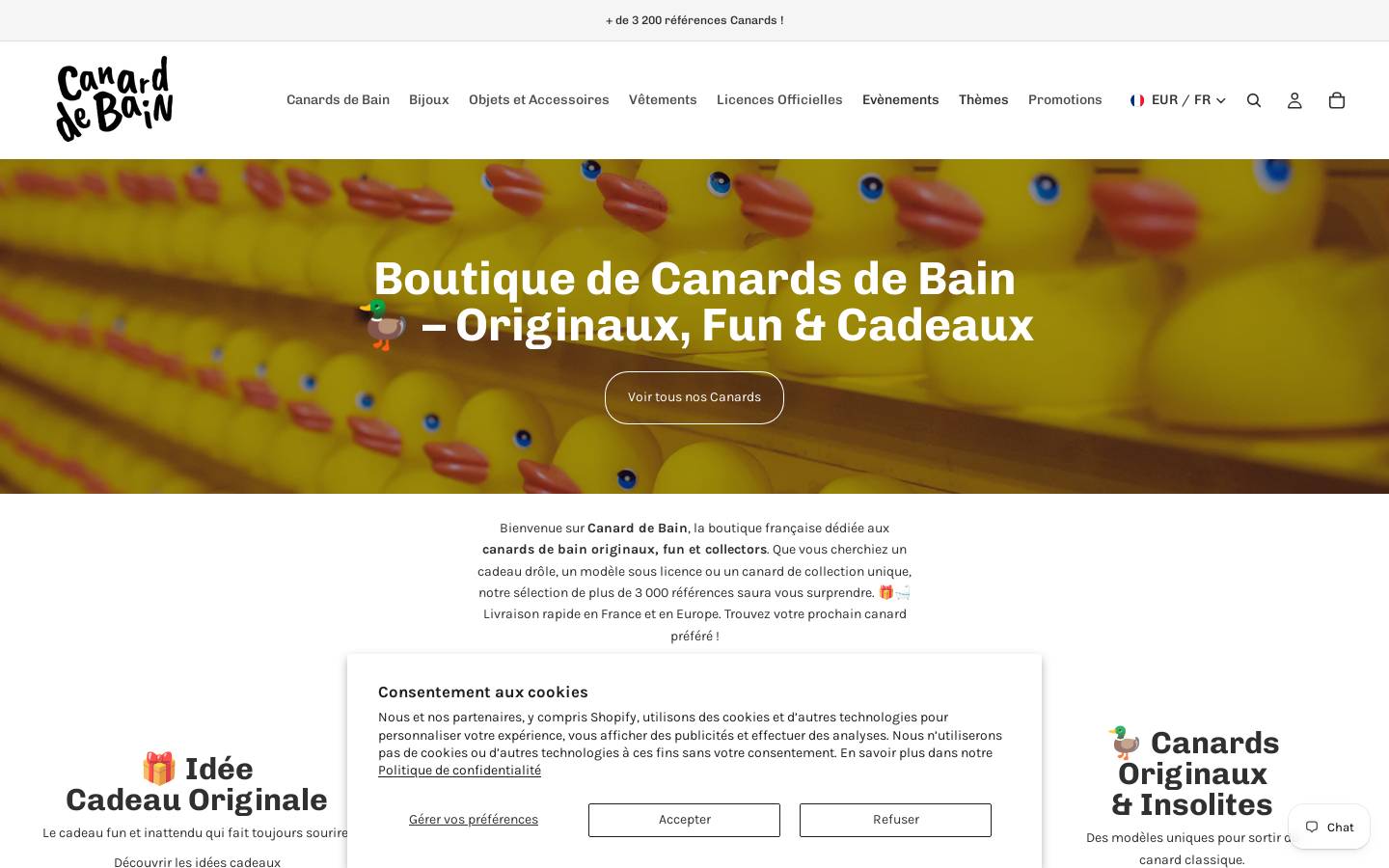 bathducks.eu homepage screenshot