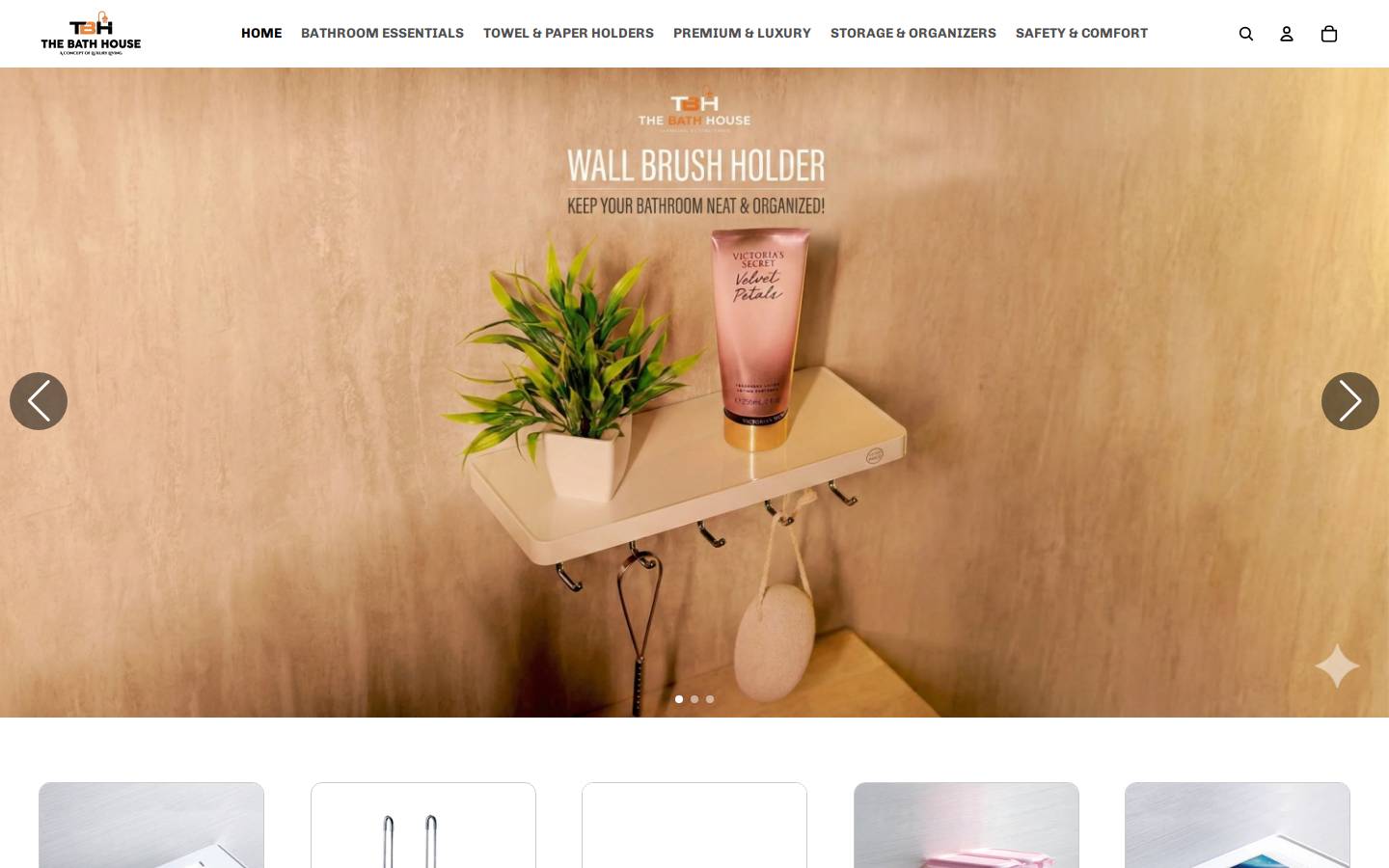 bathhouse.in homepage screenshot