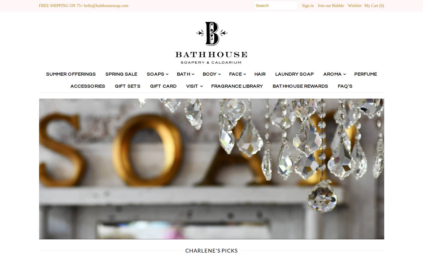 bathhousesoap.com homepage screenshot