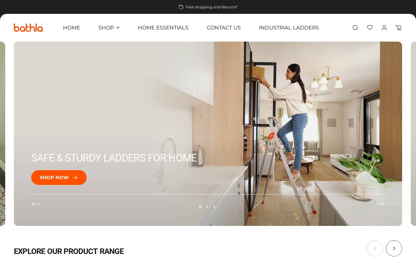 bathla.com homepage screenshot
