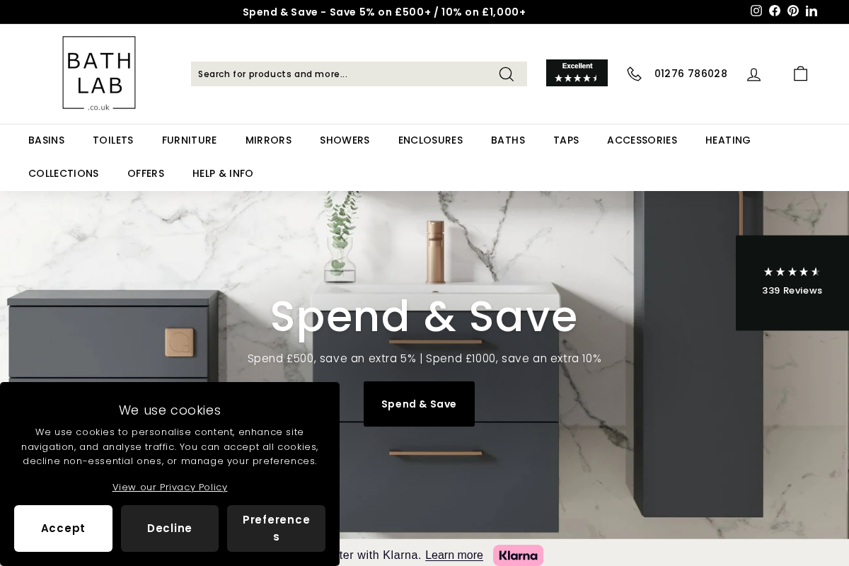 BathLab.co.uk homepage screenshot