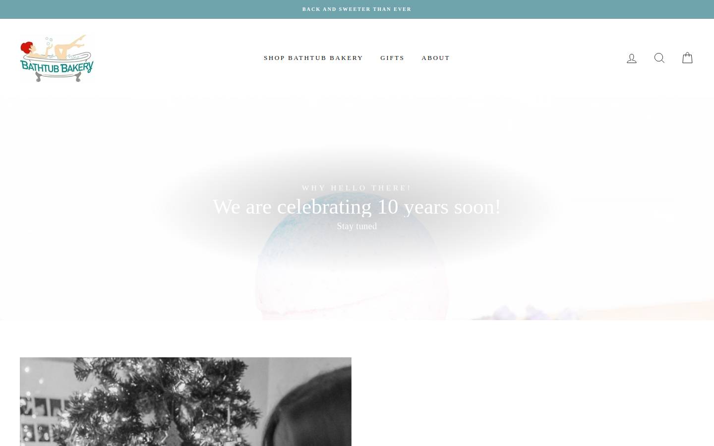 bathtubbakery.ca homepage screenshot