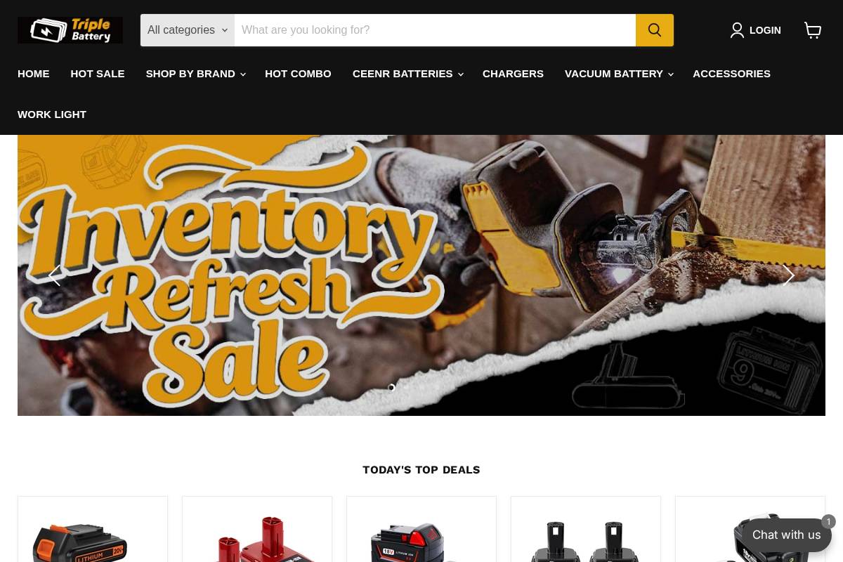 Batterybatterybattery homepage screenshot