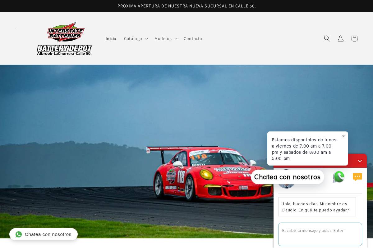 batterydepotpty.com homepage screenshot